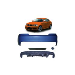 Bumper BMW 1 E82 E88 Rear with Diffuser