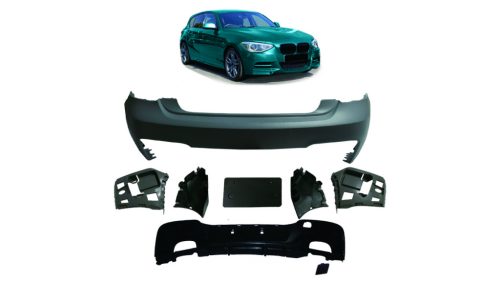 Bumper BMW 1 F20 F21 Rear with Diffuser