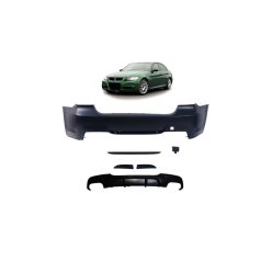 Bumper BMW 3 E90 Rear with Diffuser