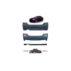 Bumper BMW 3 F30 Rear with Diffuser