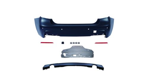 Bumper BMW 3 F30 Rear with Diffuser