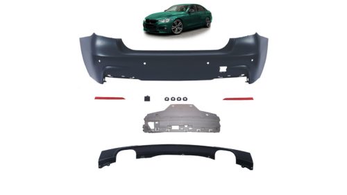 Bumper BMW 3 F30 Rear with Diffuser