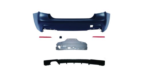 Bumper BMW 3 F30 Rear with Diffuser