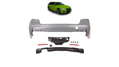 Bumper BMW 3 F31 Rear with Diffuser