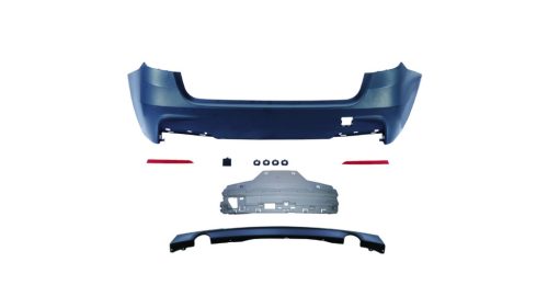 Bumper BMW 3 F31 Rear with Diffuser