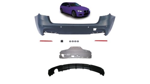Bumper BMW 3 F31 Rear with Diffuser