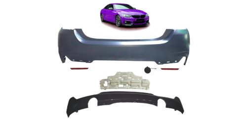 Bumper BMW 4 F32 F33 F36 Rear with Diffuser