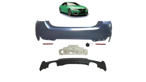Bumper BMW 4 F32 F33 F36 Rear with Diffuser
