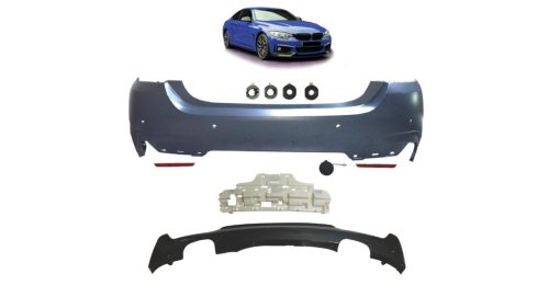 Bumper BMW 4 F32 F33 F36 Rear with Diffuser