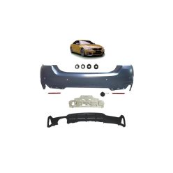 Bumper BMW 4 F32 F33 F36 Rear with Diffuser