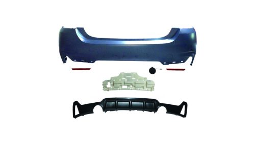 Bumper BMW 4 F32 F33 F36 Rear with Diffuser