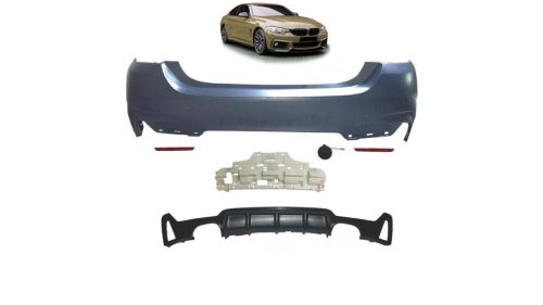 Bumper BMW 4 F32 F33 F36 Rear with Diffuser