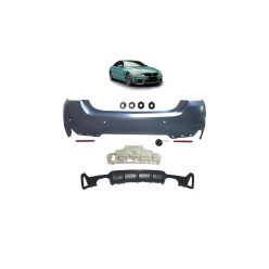 Bumper BMW 4 F32 F33 F36 Rear with Diffuser