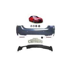 Bumper BMW 4 F32 F33 F36 Rear with Diffuser