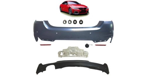 Bumper BMW 4 F32 F33 F36 Rear with Diffuser