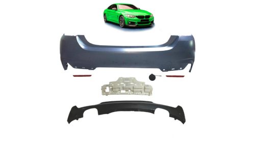 Bumper BMW 4 F32 F33 F36 Rear with Diffuser
