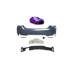 Bumper BMW 4 F32 F33 F36 Rear with Diffuser