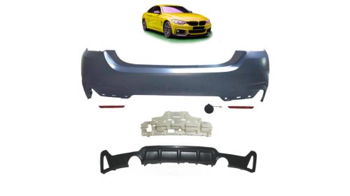 Bumper BMW 4 F32 F33 F36 Rear with Diffuser