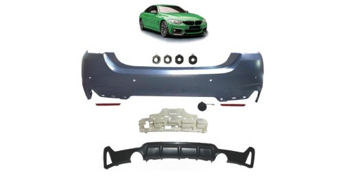 Bumper BMW 4 F32 F33 F36 Rear with Diffuser
