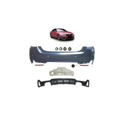 Bumper BMW 4 F32 F33 F36 Rear with Diffuser