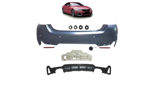 Bumper BMW 4 F32 F33 F36 Rear with Diffuser
