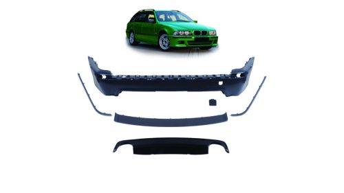 Bumper BMW 5 E39 Rear with Diffuser