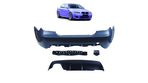 Bumper BMW 5 E60 Rear with Diffuser