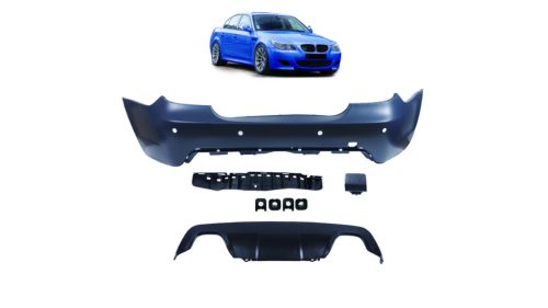 Bumper BMW 5 E60 Rear with Diffuser