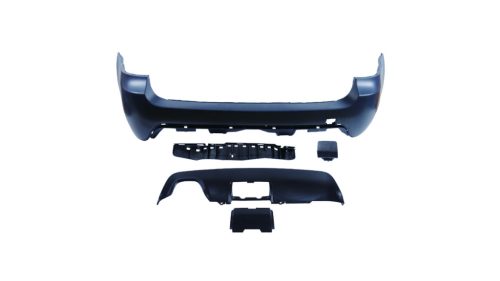 Bumper BMW 5 E61 Rear with Diffuser