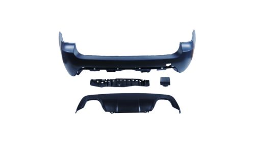 Bumper BMW 5 E61 Rear with Diffuser