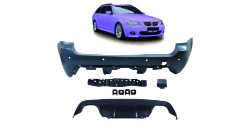 Bumper BMW 5 E61 Rear with Diffuser