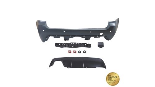 Bumper BMW 5 E61 Facelift Rear with Diffuser