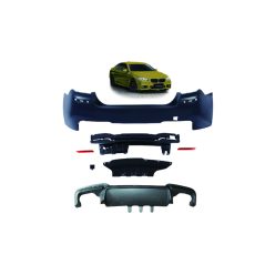 Bumper BMW 5 F10 Rear with Diffuser