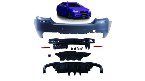 Bumper BMW 5 F10 Rear with Diffuser