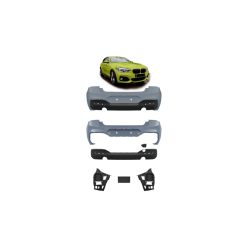 Bumper BMW 1 F20 F21 Facelift Rear with Diffuser