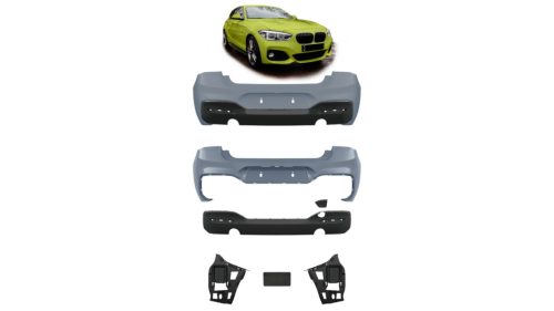 Bumper BMW 1 F20 F21 Facelift Rear with Diffuser
