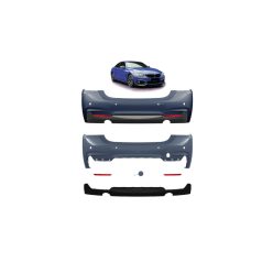 Bumper BMW 4 F32 F33 F36 Rear with Diffuser