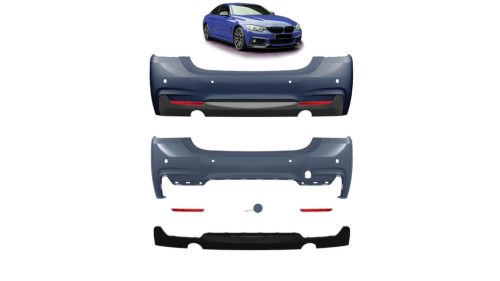 Bumper BMW 4 F32 F33 F36 Rear with Diffuser