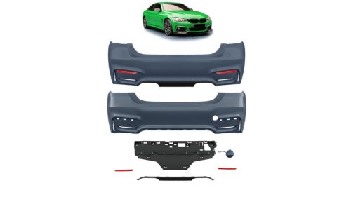 Bumper BMW 4 F32 F33 F36 Rear with Diffuser