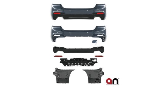 Bumper BMW 5 G30 Rear with Diffuser