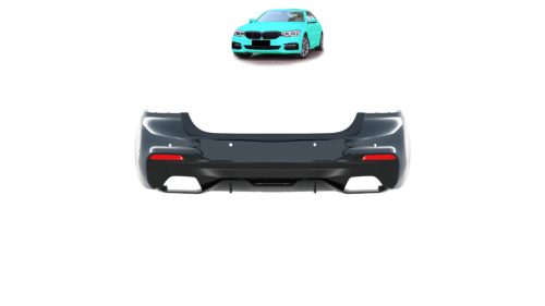Bumper BMW 5 G30 Rear with Diffuser
