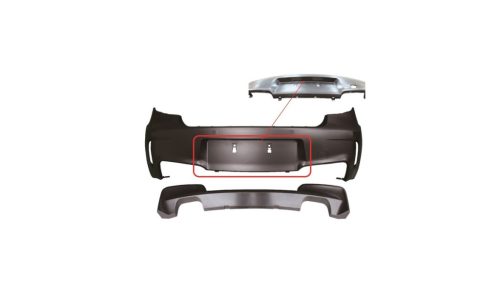 Bumper BMW 1 E81 E87 Rear with Diffuser
