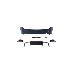 Bumper Mercedes-Benz C W204 C204 Rear with Diffuser