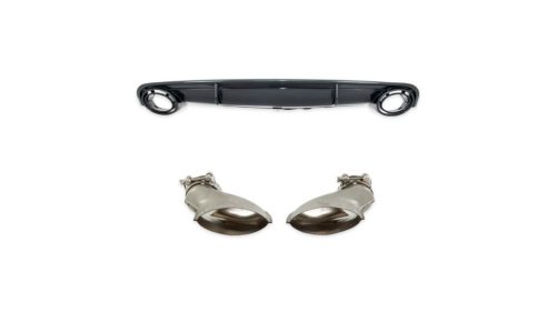 Diffuser Audi A7 C7 Rear Carbon Look
