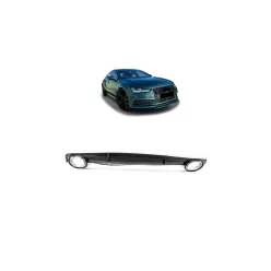 Diffuser Audi A7 C7 Facelift Rear