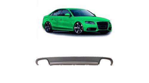 Diffuser Audi A4 B8 Rear with Pipes