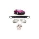 Diffuser Audi A7 C7 Rear with Pipes