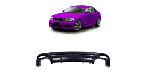 Diffuser BMW 1 E82 E88 Rear Matt Black