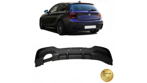 Diffuser BMW 1 F20 F21 Rear Matt Black