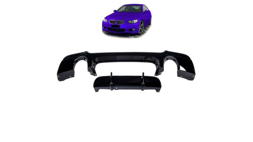 Diffuser BMW 3 E92 E93 Rear Gloss Black
